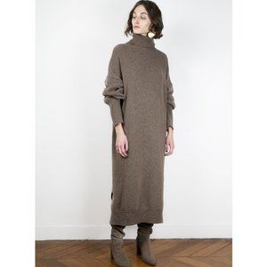 Frankie Shop Oatmeal Sweater Dress Wool